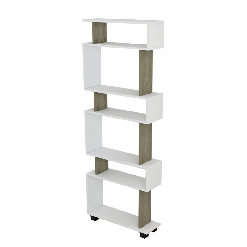 ΒΙΒΛΙΟΘΗΚΗ ΜΕΛΑΜΙΝΗΣ OWLOLIVE GREY ΛΕΥΚΟ 60x19,5x165Yεκ.HM8923.11 ΒΙΒΛΙΟΘΗΚΗ ΜΕΛΑΜΙΝΗΣ OWLOLIVE GREY ΛΕΥΚΟ 60x19,5x165Yεκ.HM8923.11