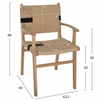 ΠΟΛΥΘΡΟΝΑ BAND RUBBERWOOD ΚΑΙ ΣΧΟΙΝΙ 62,5x60x88Yεκ.HM9324.01 ΠΟΛΥΘΡΟΝΑ BAND RUBBERWOOD ΚΑΙ ΣΧΟΙΝΙ 62,5x60x88Yεκ.HM9324.01