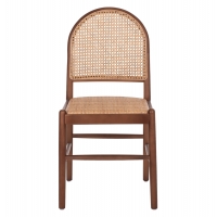 ΚΑΡΕΚΛΑ ΑΠΟ ΟΞΙΑ ΣΕ ΚΑΡΥΔΙ-RATTAN ΜΠΕΖ HM9407.04 43x50x87Υ εκ.