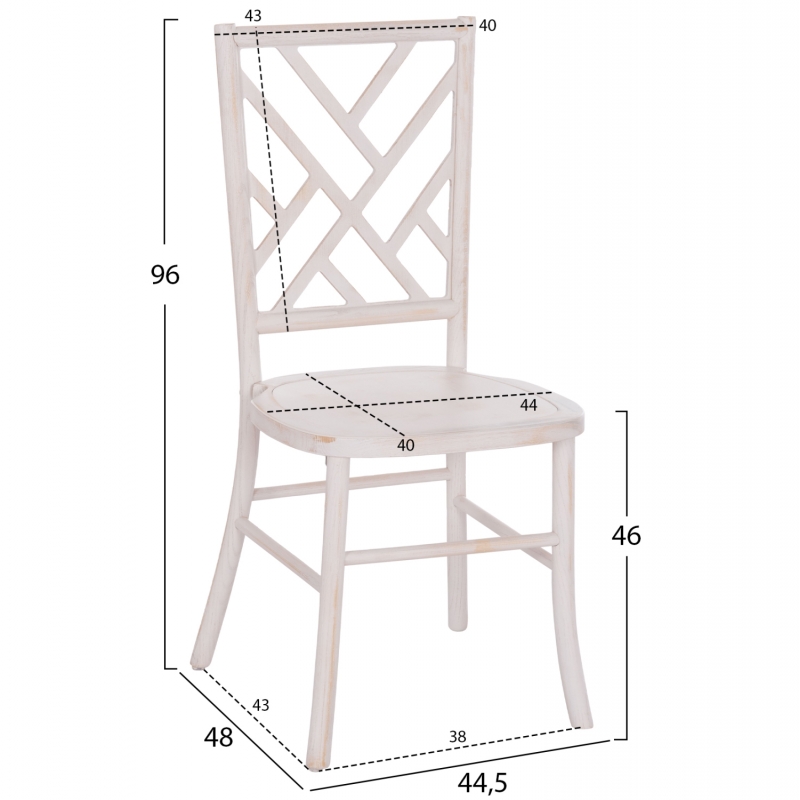 ΚΑΡΕΚΛΑ ΑΠΟ ΞΥΛΟ ΤΟΟΝ WHITE WASH 44.5x48x96Υεκ.HM9410.05 ΚΑΡΕΚΛΑ ΑΠΟ ΞΥΛΟ ΤΟΟΝ WHITE WASH 44.5x48x96Υεκ.HM9410.05