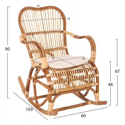 ΚΟΥΝΙΣΤΗ ΠΟΛΥΘΡΟΝΑ ΜΕ ΜΑΞΙΛΑΡΙ SANTA FE RATTAN HM9343 60x103x90Υ εκ. ΚΟΥΝΙΣΤΗ ΠΟΛΥΘΡΟΝΑ ΜΕ ΜΑΞΙΛΑΡΙ SANTA FE RATTAN HM9343 60x103x90Υ εκ.