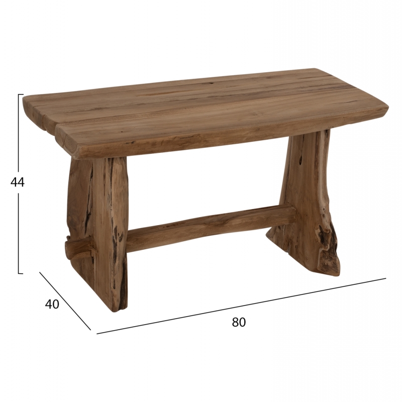 ΠΑΓΚΑΚΙ YEDI HM9347 ΑΠΟ ΜΑΣΙΦ ΞΥΛΟ TEAK ΦΥΣΙΚΟ 80X40X44Y εκ. ΠΑΓΚΑΚΙ YEDI HM9347 ΑΠΟ ΜΑΣΙΦ ΞΥΛΟ TEAK ΦΥΣΙΚΟ 80X40X44Y εκ.