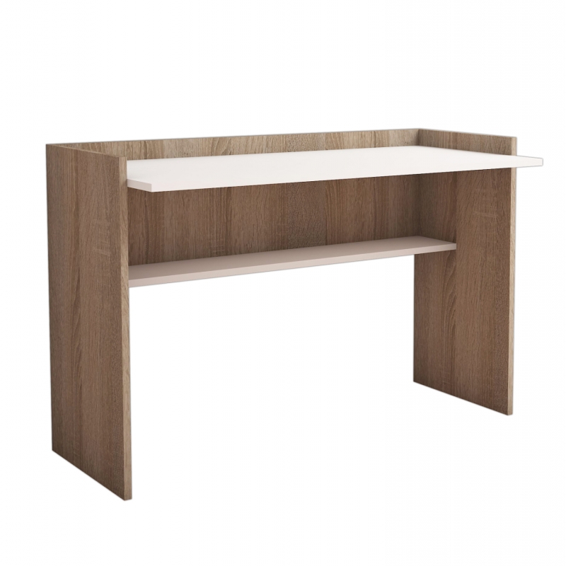 ΓΡΑΦΕΙΟ ΜΕΛΑΜΙΝΗΣ SONAMA ΛΕΥΚΟ CLASSIKER 118x58x80Υεκ.HM9227.12