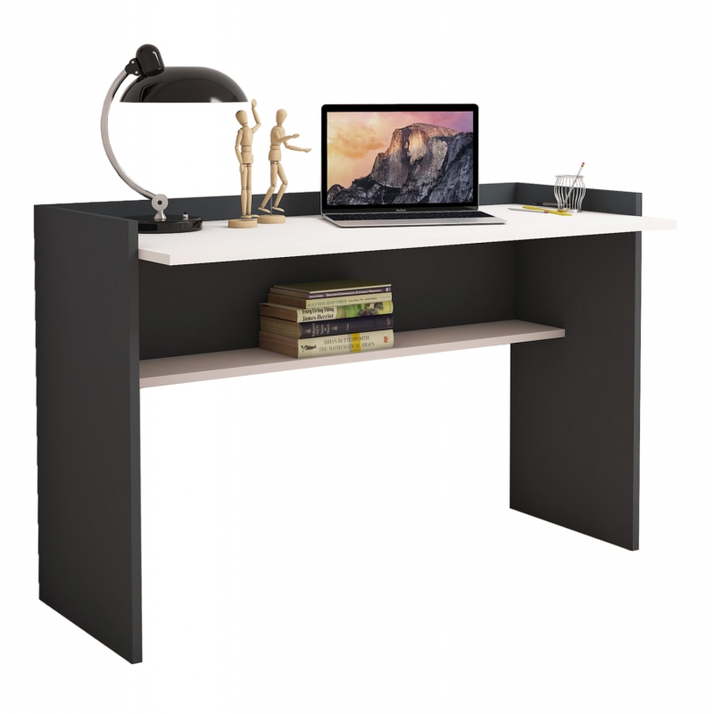 ΓΡΑΦΕΙΟ ΜΕΛΑΜΙΝΗΣ ΓΚΡΙ ΛΕΥΚΟ CLASSIKER HM9227.13 118x58x80Υεκ. ΓΡΑΦΕΙΟ ΜΕΛΑΜΙΝΗΣ ΓΚΡΙ ΛΕΥΚΟ CLASSIKER HM9227.13 118x58x80Υεκ.