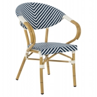 ΠΟΛΥΘΡΟΝΑ BAMBOO LOOK HM5861.02 ΜΠΛΕ-ΛΕΥΚΟ 59x56x82Yεκ. ΠΟΛΥΘΡΟΝΑ BAMBOO LOOK HM5861.02 ΜΠΛΕ-ΛΕΥΚΟ 59x56x82Yεκ.