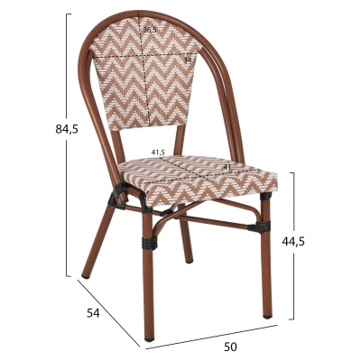 ΚΑΡΕΚΛΑ BAMBOO LOOK ΣΕ ΚΑΦΕ ΚΑΙ ΜΠΕΖ-ΛΕΥΚΗ ΕΠΕΝΔΥΣΗ HM5860.03 50x54x84,5Yεκ. ΚΑΡΕΚΛΑ BAMBOO LOOK ΣΕ ΚΑΦΕ ΚΑΙ ΜΠΕΖ-ΛΕΥΚΗ ΕΠΕΝΔΥΣΗ HM5860.03 50x54x84,5Yεκ.