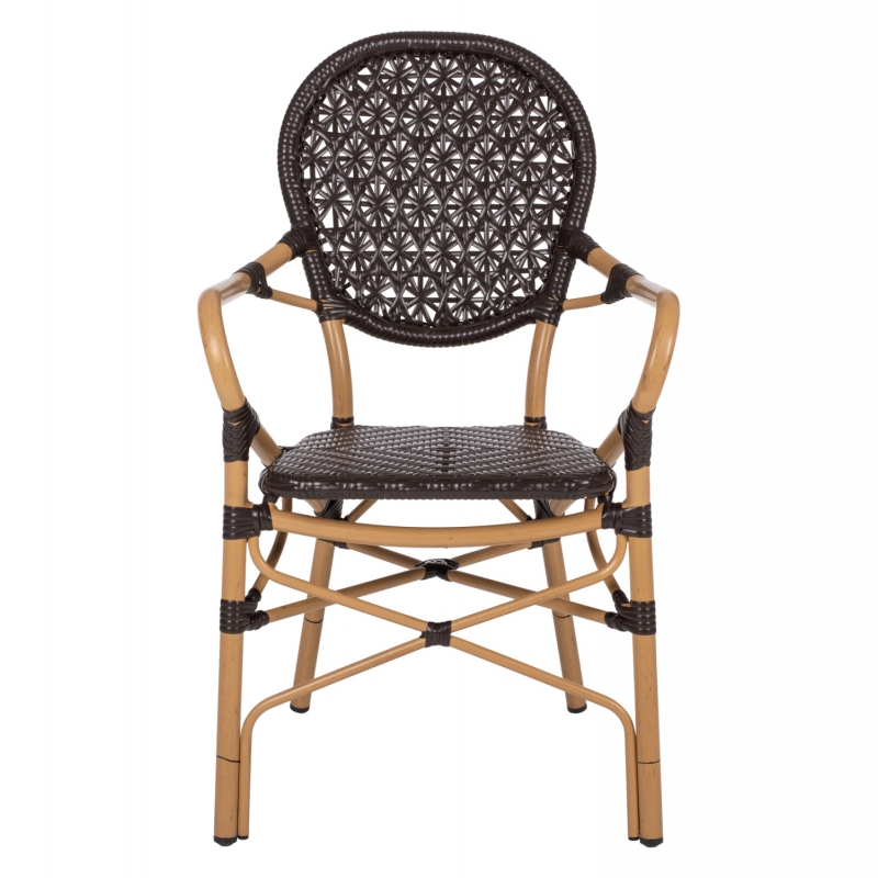ΠΟΛΥΘΡΟΝΑ ΑΛΟΥΜΙΝΙΟΥ BAMBOO LOOK ΚΑΦΕ ΚΑΙ ΚΑΦΕ PE RATTAN HM5926.01 56x62x95Yεκ. ΠΟΛΥΘΡΟΝΑ ΑΛΟΥΜΙΝΙΟΥ BAMBOO LOOK ΚΑΦΕ ΚΑΙ ΚΑΦΕ PE RATTAN HM5926.01 56x62x95Yεκ.