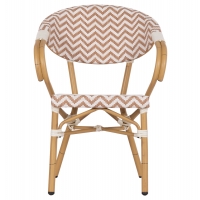 ΠΟΛΥΘΡΟΝΑ BAMBOO LOOK HM5861.03 ΚΑΦΕ-ΛΕΥΚΟ 58.5x58x82Υεκ.