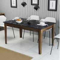 ΤΡΑΠΕΖΙ STANDARD HM9507.05 ΜΕΛΑΜΙΝΗ ΚΑΡΥΔΙ-ΜΑΥΡΟ ΜΑΡΜΑΡΟ ΜΕ ΑΠΟΘ.ΧΩΡΟ 145x88x75Yεκ. ΤΡΑΠΕΖΙ STANDARD HM9507.05 ΜΕΛΑΜΙΝΗ ΚΑΡΥΔΙ-ΜΑΥΡΟ ΜΑΡΜΑΡΟ ΜΕ ΑΠΟΘ.ΧΩΡΟ 145x88x75Yεκ.