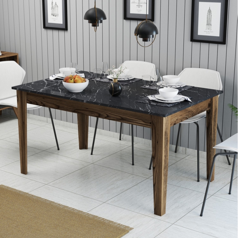 ΤΡΑΠΕΖΙ STANDARD HM9507.05 ΜΕΛΑΜΙΝΗ ΚΑΡΥΔΙ-ΜΑΥΡΟ ΜΑΡΜΑΡΟ ΜΕ ΑΠΟΘ.ΧΩΡΟ 145x88x75Yεκ. ΤΡΑΠΕΖΙ STANDARD HM9507.05 ΜΕΛΑΜΙΝΗ ΚΑΡΥΔΙ-ΜΑΥΡΟ ΜΑΡΜΑΡΟ ΜΕ ΑΠΟΘ.ΧΩΡΟ 145x88x75Yεκ.