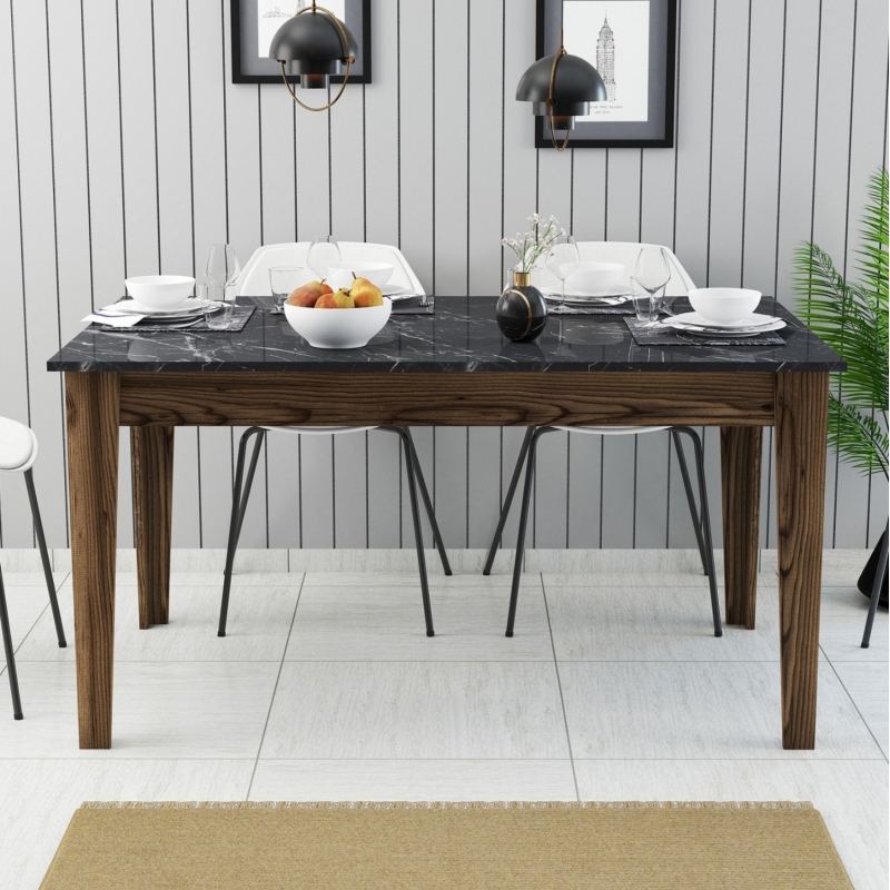 ΤΡΑΠΕΖΙ STANDARD HM9507.05 ΜΕΛΑΜΙΝΗ ΚΑΡΥΔΙ-ΜΑΥΡΟ ΜΑΡΜΑΡΟ ΜΕ ΑΠΟΘ.ΧΩΡΟ 145x88x75Yεκ. ΤΡΑΠΕΖΙ STANDARD HM9507.05 ΜΕΛΑΜΙΝΗ ΚΑΡΥΔΙ-ΜΑΥΡΟ ΜΑΡΜΑΡΟ ΜΕ ΑΠΟΘ.ΧΩΡΟ 145x88x75Yεκ.