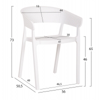 ΠΟΛΥΘΡΟΝΑ ΠΟΛΥΠΡΟΠΥΛΕΝΙΟΥ PERFOE HM5941.01 ΛΕΥΚΗ 56x50x73Υεκ. ΠΟΛΥΘΡΟΝΑ ΠΟΛΥΠΡΟΠΥΛΕΝΙΟΥ PERFOE HM5941.01 ΛΕΥΚΗ 56x50x73Υεκ.