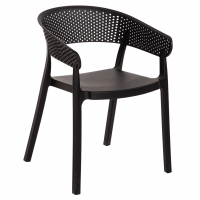 ΠΟΛΥΘΡΟΝΑ ΠΟΛΥΠΡΟΠΥΛΕΝΙΟΥ PERFOE HM5941.02 ΜΑΥΡΗ 56x50x73Υ εκ.
