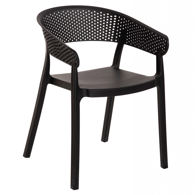 ΠΟΛΥΘΡΟΝΑ ΠΟΛΥΠΡΟΠΥΛΕΝΙΟΥ PERFOE HM5941.02 ΜΑΥΡΗ 56x50x73Υ εκ.