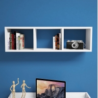 ΡΑΦΙΕΡΑ ΤΟΙΧΟΥ ΜΕΛΑΜΙΝΗΣ ΛΕΥΚΗ CLASSIKER HM9228.11 90x22x25,6Υ εκ.