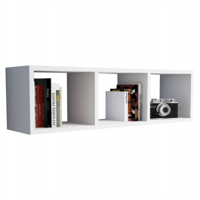 ΡΑΦΙΕΡΑ ΤΟΙΧΟΥ ΜΕΛΑΜΙΝΗΣ ΛΕΥΚΗ CLASSIKER HM9228.11 90x22x25,6Υ εκ.