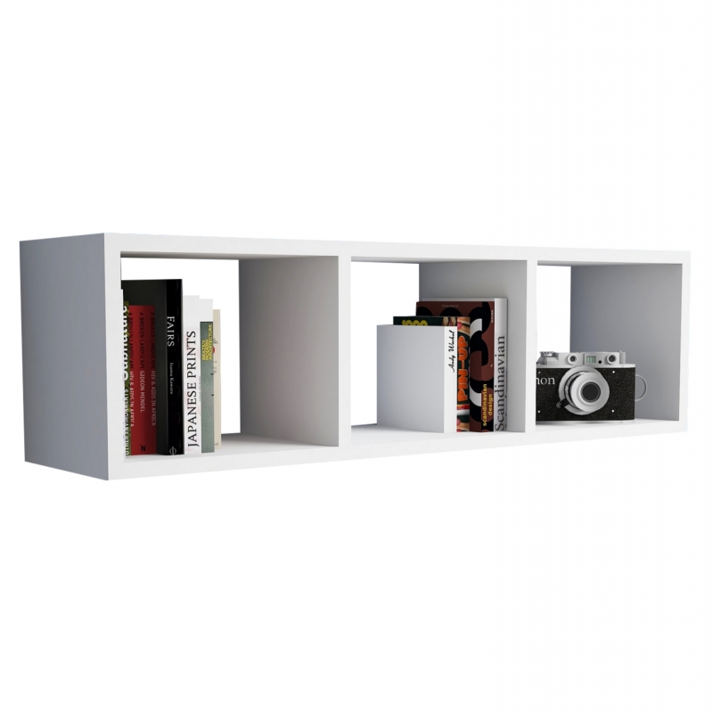ΡΑΦΙΕΡΑ ΤΟΙΧΟΥ ΜΕΛΑΜΙΝΗΣ ΛΕΥΚΗ CLASSIKER HM9228.11 90x22x25,6Υ εκ.