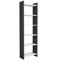 ΒΙΒΛΙΟΘΗΚΗ CLASSIKER HM9226.13 ΜΕΛΑΜΙΝΗΣ ΓΚΡΙ-ΛΕΥΚΟ 48,5x22x160Υεκ. ΒΙΒΛΙΟΘΗΚΗ CLASSIKER HM9226.13 ΜΕΛΑΜΙΝΗΣ ΓΚΡΙ-ΛΕΥΚΟ 48,5x22x160Υεκ.