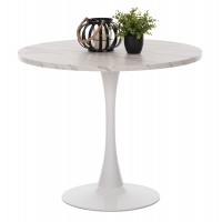 ΤΡΑΠΕΖΙ ΤΡΑΠΕΖΑΡΙΑΣ ROLLO HM9421.01 ΣΤΡΟΓΓΥΛΟ WHITE MARBLE Φ90x74Y εκ. ΤΡΑΠΕΖΙ ΤΡΑΠΕΖΑΡΙΑΣ ROLLO HM9421.01 ΣΤΡΟΓΓΥΛΟ WHITE MARBLE Φ90x74Y εκ.