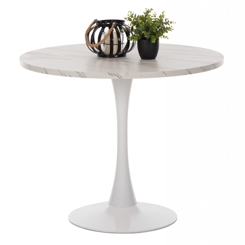 ΤΡΑΠΕΖΙ ΤΡΑΠΕΖΑΡΙΑΣ ROLLO HM9421.01 ΣΤΡΟΓΓΥΛΟ WHITE MARBLE Φ90x74Y εκ. ΤΡΑΠΕΖΙ ΤΡΑΠΕΖΑΡΙΑΣ ROLLO HM9421.01 ΣΤΡΟΓΓΥΛΟ WHITE MARBLE Φ90x74Y εκ.