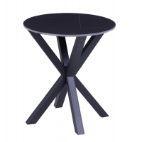ΒΟΗΘΗΤΙΚΟ ΤΡΑΠΕΖΑΚΙ ΣΤΡΟΓΓΥΛΟ HM9473.04 BLACK MARBLE ΕΠΙΦΑΝΕΙΑ ΜΑΥΡΗ ΒΑΣΗ Φ50x55Yεκ. ΒΟΗΘΗΤΙΚΟ ΤΡΑΠΕΖΑΚΙ ΣΤΡΟΓΓΥΛΟ HM9473.04 BLACK MARBLE ΕΠΙΦΑΝΕΙΑ ΜΑΥΡΗ ΒΑΣΗ Φ50x55Yεκ.
