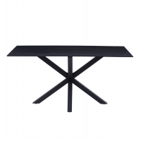 ΤΡΑΠΕΖΙ ΣΑΛΟΝΙΟΥ HM9470.04 BLACK MARBLE-ΜΑΥΡΗ ΜΕΤΑΛ.ΒΑΣΗ 120x60x45,5Yεκ.