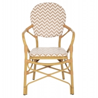 ΠΟΛΥΘΡΟΝΑ ΑΛΟΥΜΙΝΙΟΥ BAMBOO LOOK ΦΥΣΙΚΟ - ΛΕΥΚΟ HM5928.03 55x58x95 εκ.