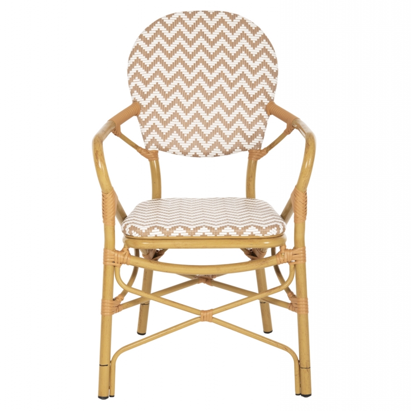 ΠΟΛΥΘΡΟΝΑ ΑΛΟΥΜΙΝΙΟΥ BAMBOO LOOK ΦΥΣΙΚΟ - ΛΕΥΚΟ HM5928.03 55x58x95 εκ.