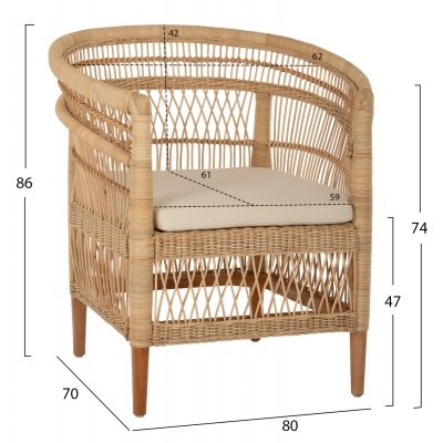 ΠΟΛΥΘΡΟΝΑ MALAWI HM9635.04 ΞΥΛΟ ΜΑΟΝΙ ΕΠΕΝΔΥΣΗ RATTAN ΛΕΥΚΟ ΜΑΞΙΛΑΡΙ ΚΑΘΙΣΜΑΤΟΣ 80x70x86Υεκ. ΠΟΛΥΘΡΟΝΑ MALAWI HM9635.04 ΞΥΛΟ ΜΑΟΝΙ ΕΠΕΝΔΥΣΗ RATTAN ΛΕΥΚΟ ΜΑΞΙΛΑΡΙ ΚΑΘΙΣΜΑΤΟΣ 80x70x86Υεκ.