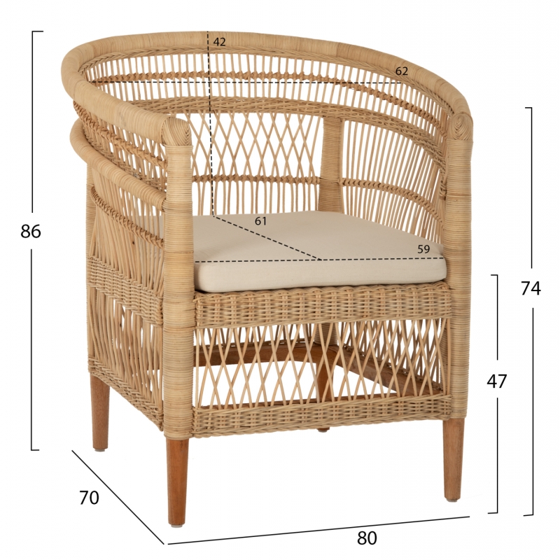 ΠΟΛΥΘΡΟΝΑ MALAWI HM9635.04 ΞΥΛΟ ΜΑΟΝΙ ΕΠΕΝΔΥΣΗ RATTAN ΛΕΥΚΟ ΜΑΞΙΛΑΡΙ ΚΑΘΙΣΜΑΤΟΣ 80x70x86Υεκ. ΠΟΛΥΘΡΟΝΑ MALAWI HM9635.04 ΞΥΛΟ ΜΑΟΝΙ ΕΠΕΝΔΥΣΗ RATTAN ΛΕΥΚΟ ΜΑΞΙΛΑΡΙ ΚΑΘΙΣΜΑΤΟΣ 80x70x86Υεκ.