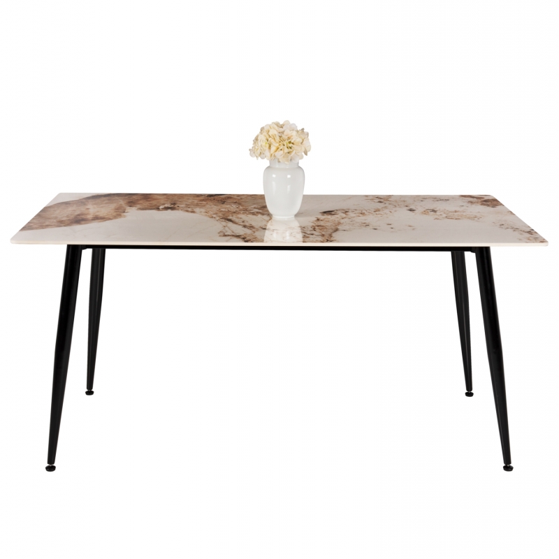 ΤΡΑΠΕΖΙ ΤΡΑΠΕΖΑΡΙΑΣ SINTERED STONE TOM HM8588.03 BROWN-WHITE MARBLE 160x90x76Y εκ. ΤΡΑΠΕΖΙ ΤΡΑΠΕΖΑΡΙΑΣ SINTERED STONE TOM HM8588.03 BROWN-WHITE MARBLE 160x90x76Y εκ.