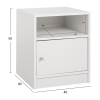 ΚΟΜΟΔΙΝΟ ΜΕΛΑΜΙΝΗΣ MALORY HM2205.05 ΛΕΥΚO 40x40x50Yεκ. ΚΟΜΟΔΙΝΟ ΜΕΛΑΜΙΝΗΣ MALORY HM2205.05 ΛΕΥΚO 40x40x50Yεκ.
