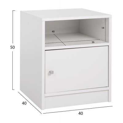 ΚΟΜΟΔΙΝΟ ΜΕΛΑΜΙΝΗΣ MALORY HM2205.05 ΛΕΥΚO 40x40x50Yεκ. ΚΟΜΟΔΙΝΟ ΜΕΛΑΜΙΝΗΣ MALORY HM2205.05 ΛΕΥΚO 40x40x50Yεκ.