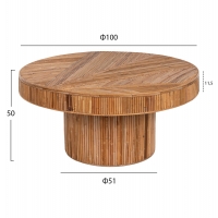 ΤΡΑΠΕΖΙ ΣΑΛΟΝΙΟΥ GATSBY ΣΤΡΟΓΓΥΛΟ HM9651 RATTAN ΧΡΩΜΑ ΦΥΣΙΚΟ Φ100x50Y εκ. ΤΡΑΠΕΖΙ ΣΑΛΟΝΙΟΥ GATSBY ΣΤΡΟΓΓΥΛΟ HM9651 RATTAN ΧΡΩΜΑ ΦΥΣΙΚΟ Φ100x50Y εκ.