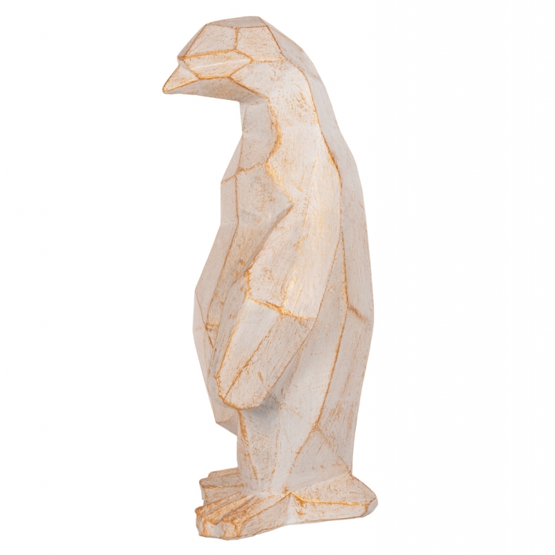 ΔΙΑΚΟΣΜΗΤΙΚΟ ΔΑΠΕΔΟΥ PENGUIN HM7915 GRC ΣΕ ΛΕΥΚΗ ΠΑΤΙΝΑ ΜΕ ΧΡΥΣΕΣ ΛΕΠΤΟΜΕΡΕΙΕΣ 30x20x60Υεκ.