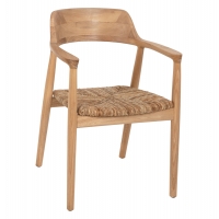 ΠΟΛΥΘΡΟΝΑ KINGSLEY HM9634.01 ΞΥΛΟ TEAK & ΨΑΘΑ ΣΕ ΦΥΣΙΚΟ ΧΡΩΜΑ 57,5x54x80Yεκ. ΠΟΛΥΘΡΟΝΑ KINGSLEY HM9634.01 ΞΥΛΟ TEAK & ΨΑΘΑ ΣΕ ΦΥΣΙΚΟ ΧΡΩΜΑ 57,5x54x80Yεκ.