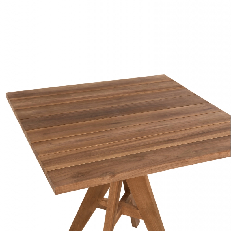 ΤΡΑΠΕΖΙ HM9622 LEO ΤΕΤΡΑΓΩΝΟ ΞΥΛΟ ΤΕΑΚ 80x80x75Y εκ. ΤΡΑΠΕΖΙ HM9622 LEO ΤΕΤΡΑΓΩΝΟ ΞΥΛΟ ΤΕΑΚ 80x80x75Y εκ.