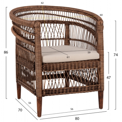 ΠΟΛΥΘΡΟΝΑ MALAWI HM9635.01 ΞΥΛΟ ΜΑΟΝΙ & RATTAN--Β'ΔΙΑΛΟΓΗΣ 80x70x86Υεκ. ΠΟΛΥΘΡΟΝΑ MALAWI HM9635.01 ΞΥΛΟ ΜΑΟΝΙ & RATTAN--Β'ΔΙΑΛΟΓΗΣ 80x70x86Υεκ.