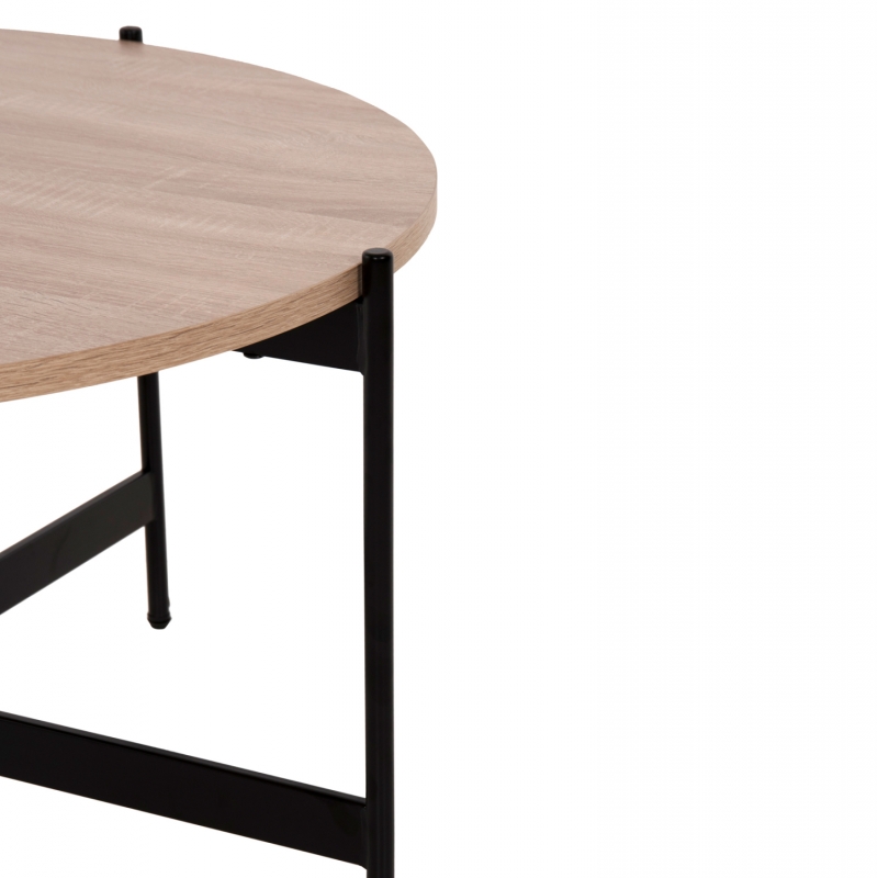 ΤΡΑΠΕΖΙ ΣΑΛΟΝΙΟΥ HM9588.03 MDF ΣΟΝΑΜΑ-ΜΑΥΡΗ ΜΕΤΑΛΛΙΚΗ ΒΑΣΗ Φ80x45Υεκ. ΤΡΑΠΕΖΙ ΣΑΛΟΝΙΟΥ HM9588.03 MDF ΣΟΝΑΜΑ-ΜΑΥΡΗ ΜΕΤΑΛΛΙΚΗ ΒΑΣΗ Φ80x45Υεκ.