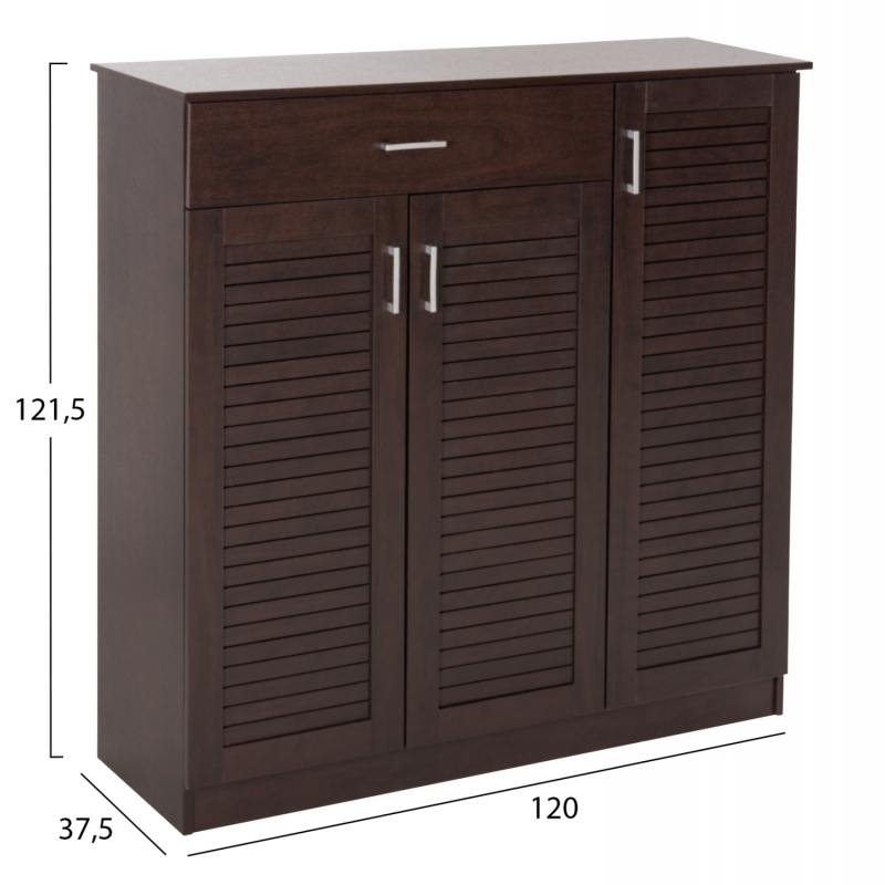 ΠΑΠΟΥΤΣΟΘΗΚΗ-ΝΤΟΥΛΑΠΑ PROBY HM9607.01 ΜΕΛΑΜΙΝΗ WENGE 120x37,5x121,5Υεκ. ΠΑΠΟΥΤΣΟΘΗΚΗ-ΝΤΟΥΛΑΠΑ PROBY HM9607.01 ΜΕΛΑΜΙΝΗ WENGE 120x37,5x121,5Υεκ.