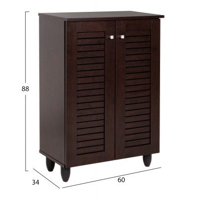 ΠΑΠΟΥΤΣΟΘΗΚΗ-ΝΤΟΥΛΑΠΑ PROLLY HM9608.01 ΜΕΛΑΜΙΝΗ WENGE-2ΠΟΡΤΕΣ-4ΡΑΦΙΑ 60x34x88Υεκ. ΠΑΠΟΥΤΣΟΘΗΚΗ-ΝΤΟΥΛΑΠΑ PROLLY HM9608.01 ΜΕΛΑΜΙΝΗ WENGE-2ΠΟΡΤΕΣ-4ΡΑΦΙΑ 60x34x88Υεκ.