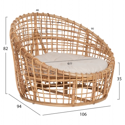 ΠΟΛΥΘΡΟΝΑ ENTO HM9814 RATTAN ΣΕ ΦΥΣΙΚΟ-ΜΠΕΖ ΜΑΞΙΛΑΡΙ 85x75x67Yεκ. ΠΟΛΥΘΡΟΝΑ ENTO HM9814 RATTAN ΣΕ ΦΥΣΙΚΟ-ΜΠΕΖ ΜΑΞΙΛΑΡΙ 85x75x67Yεκ.