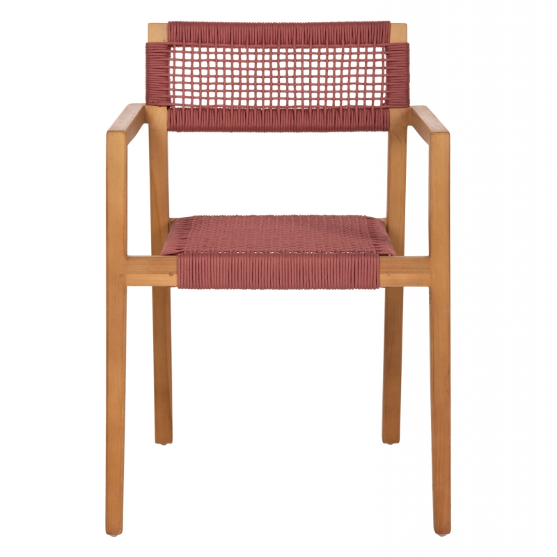 ΠΟΛΥΘΡΟΝΑ CHARLOTTE HM9637.06 ΞΥΛΟ TEAK & ΡΟΖ ΣΧΟΙΝΙ--B'ΔΙΑΛΟΓΗΣ 59x54x83Y εκ.