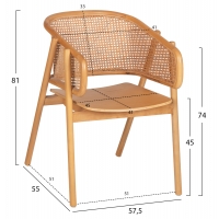 ΠΟΛΥΘΡΟΝΑ KENLEE HM9872 ΦΡΑΞΙΝΟΣ ΚΑΙ ΦΥΣΙΚΟ RATTAN RATTAN ΣΕ ΦΥΣΙΚΟ 57,5x55x81Yεκ. ΠΟΛΥΘΡΟΝΑ KENLEE HM9872 ΦΡΑΞΙΝΟΣ ΚΑΙ ΦΥΣΙΚΟ RATTAN RATTAN ΣΕ ΦΥΣΙΚΟ 57,5x55x81Yεκ.