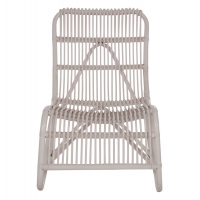 ΠΟΛΥΘΡΟΝΑ BRONNY ΕΞΩΤ.ΧΩΡΟΥ HM9644.02 RATTAN ΣΕ ΛΕΥΚΟ ΧΡΩΜΑ 60x82x92Υεκ.
