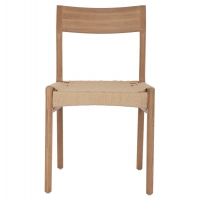 ΚΑΡΕΚΛΑ PONTUS HM9322.11 RUBBERWOOD ΜΕ ΚΑΘΙΣΜΑ ΣΧΟΙΝΙ- ΦΥΣΙΚΟ 47X52X80Υεκ.
