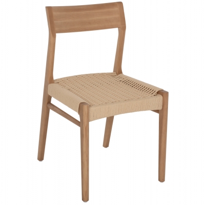 ΚΑΡΕΚΛΑ PONTUS HM9322.11 RUBBERWOOD ΜΕ ΚΑΘΙΣΜΑ ΣΧΟΙΝΙ- ΦΥΣΙΚΟ 47X52X80Υεκ.