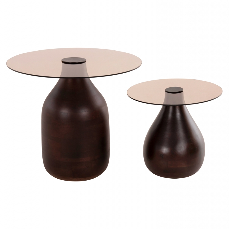 ΒΟΗΘΗΤΙΚΑ ΤΡΑΠΕΖΑΚΙΑ 2ΤΜΧ CHANG HM9668 ΞΥΛΟ MANGO-ΓΥΑΛΙ TOP Φ55x49,5Υ & Φ40x36,5Υεκ. ΒΟΗΘΗΤΙΚΑ ΤΡΑΠΕΖΑΚΙΑ 2ΤΜΧ CHANG HM9668 ΞΥΛΟ MANGO-ΓΥΑΛΙ TOP Φ55x49,5Υ & Φ40x36,5Υεκ.