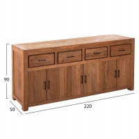 ΜΠΟΥΦΕΣ GRAYSON HM9802 ΑΝΑΚΥΚΛΩΜΕΝΟ ΞΥΛΟ TEAK ΣΕ ΦΥΣΙΚΟ 220x50x90Υεκ. ΜΠΟΥΦΕΣ GRAYSON HM9802 ΑΝΑΚΥΚΛΩΜΕΝΟ ΞΥΛΟ TEAK ΣΕ ΦΥΣΙΚΟ 220x50x90Υεκ.