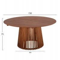 ΤΡΑΠΕΖΙ ΤΡΑΠΕΖΑΡΙΑΣ FRANTZ HM9457.11 ΜΑΣΙΦ MINDI ΞΥΛΟ ΣΕ ΦΥΣΙΚΟ Φ150x75Υεκ. ΤΡΑΠΕΖΙ ΤΡΑΠΕΖΑΡΙΑΣ FRANTZ HM9457.11 ΜΑΣΙΦ MINDI ΞΥΛΟ ΣΕ ΦΥΣΙΚΟ Φ150x75Υεκ.